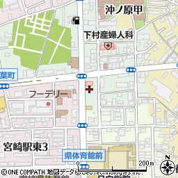 宮崎太陽銀行青葉町支店 ＡＴＭ周辺の地図