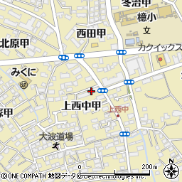 宮崎県宮崎市吉村町上西中甲1381周辺の地図