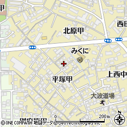 宮崎県宮崎市吉村町平塚甲1883-3周辺の地図