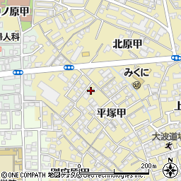 宮崎県宮崎市吉村町平塚甲1862-2周辺の地図