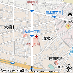 竹尾耳鼻咽喉科医院周辺の地図
