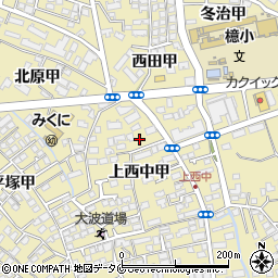 宮崎県宮崎市吉村町上西中甲1383周辺の地図