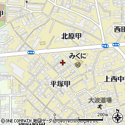 宮崎県宮崎市吉村町平塚甲1881-7周辺の地図