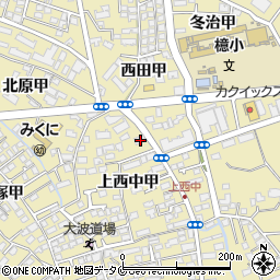宮崎県宮崎市吉村町上西中甲1384周辺の地図