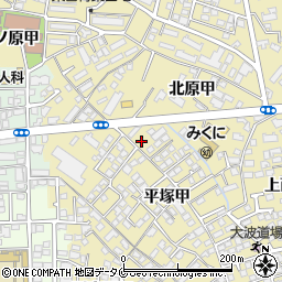 宮崎県宮崎市吉村町平塚甲1877-11周辺の地図