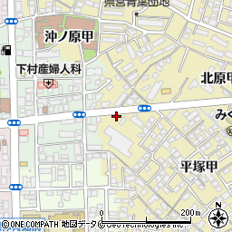 宮崎県宮崎市吉村町平塚甲1837-1周辺の地図