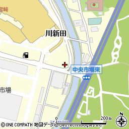宮崎県宮崎市新別府町（上和田）周辺の地図