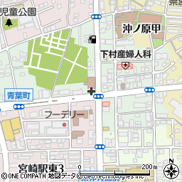ハウスドゥ　宮崎・青葉店周辺の地図