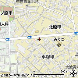 宮崎県宮崎市吉村町平塚甲1876-1周辺の地図