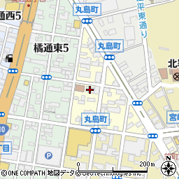 宮崎中央農業協同組合　本店共済部周辺の地図