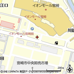 宮崎県宮崎市新別府町周辺の地図
