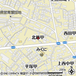 宮崎県宮崎市吉村町北原甲周辺の地図