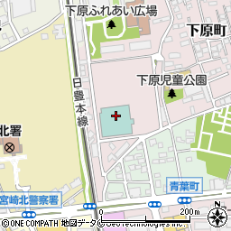 ガーデンテラス宮崎ホテル＆リゾート周辺の地図