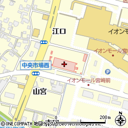 宮崎太陽銀行宮崎善仁会病院 ＡＴＭ周辺の地図