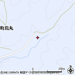 鹿児島県薩摩川内市東郷町鳥丸901周辺の地図