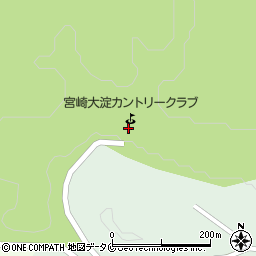 宮崎大淀カントリークラブ周辺の地図