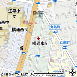 株式会社テノックス九州宮崎出張所周辺の地図