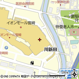 宮崎市東部市民サービスコーナー周辺の地図