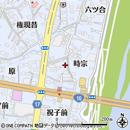 宮崎県宮崎市大塚町時宗周辺の地図