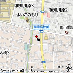 パッケージプラザマエダ宮崎店周辺の地図