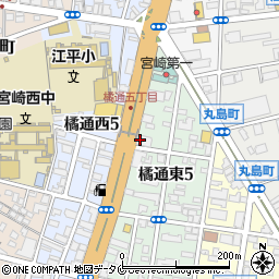 共栄火災海上保険株式会社　南九州支店・宮崎支社周辺の地図