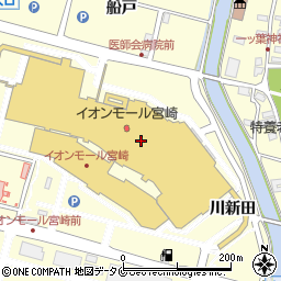 チャックワゴン　イオン宮崎店周辺の地図
