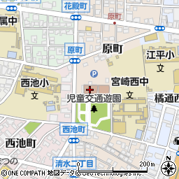 宮崎県あんしんサポートセンター周辺の地図