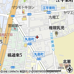 株式会社リードヘルスケア宮崎営業所周辺の地図
