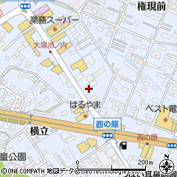 宮崎トヨペット　大塚店周辺の地図