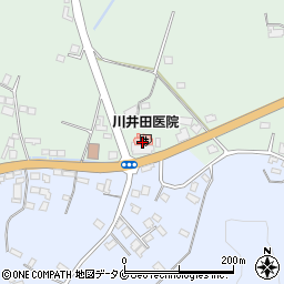 川井田医院周辺の地図