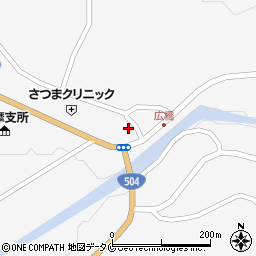 鹿児島県薩摩郡さつま町求名12531-1周辺の地図