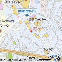 セブンイレブン宮崎大塚池の内店周辺の地図