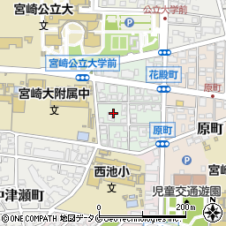 宮崎県宮崎市花殿町5周辺の地図