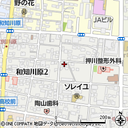 和知川原公民館周辺の地図