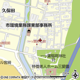 宮崎県宮崎市新別府町（前浜）周辺の地図