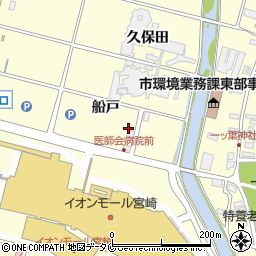 宮崎市総合発達支援センター周辺の地図