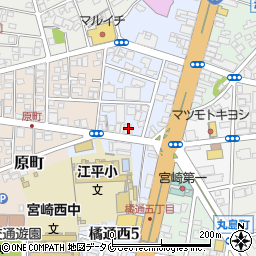 アイン宮崎周辺の地図