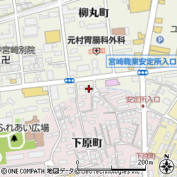 宮崎銀行柳丸支店周辺の地図