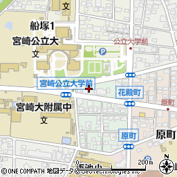 宮崎県宮崎市花殿町8周辺の地図