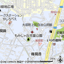 宮崎県宮崎市大塚町竹下520-16周辺の地図