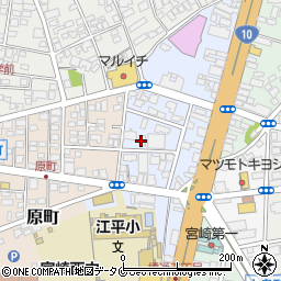 株式会社ワールドインテック宮崎営業所周辺の地図