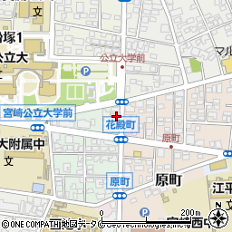 宮崎県宮崎市花殿町8-40周辺の地図