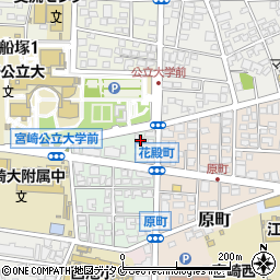 宮崎県宮崎市花殿町8-35周辺の地図