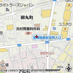 ミドリ薬品柳丸店周辺の地図