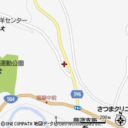 鹿児島県薩摩郡さつま町求名12805周辺の地図