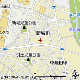 ファミリーマート宮崎新城店周辺の地図