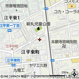 宮崎県宮崎市江平東町6-19周辺の地図