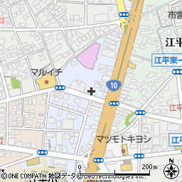 宮崎銀行江平西 ＡＴＭ周辺の地図