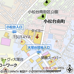 タイヨー小松台店周辺の地図