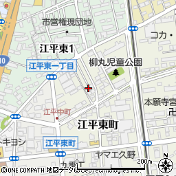 宮崎県宮崎市江平東町9-20周辺の地図